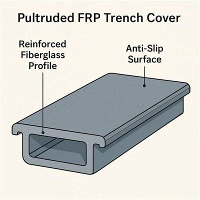 لماذا أغطية خندق FRP Pultruded تحل محل الصلب في المشاريع الصناعية